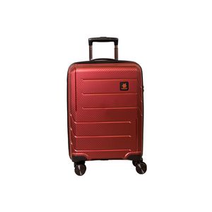 Mala Pequena de Bordo Navegat Expansível Violeta Rodas Duplas Cadeado TSA Polipropileno