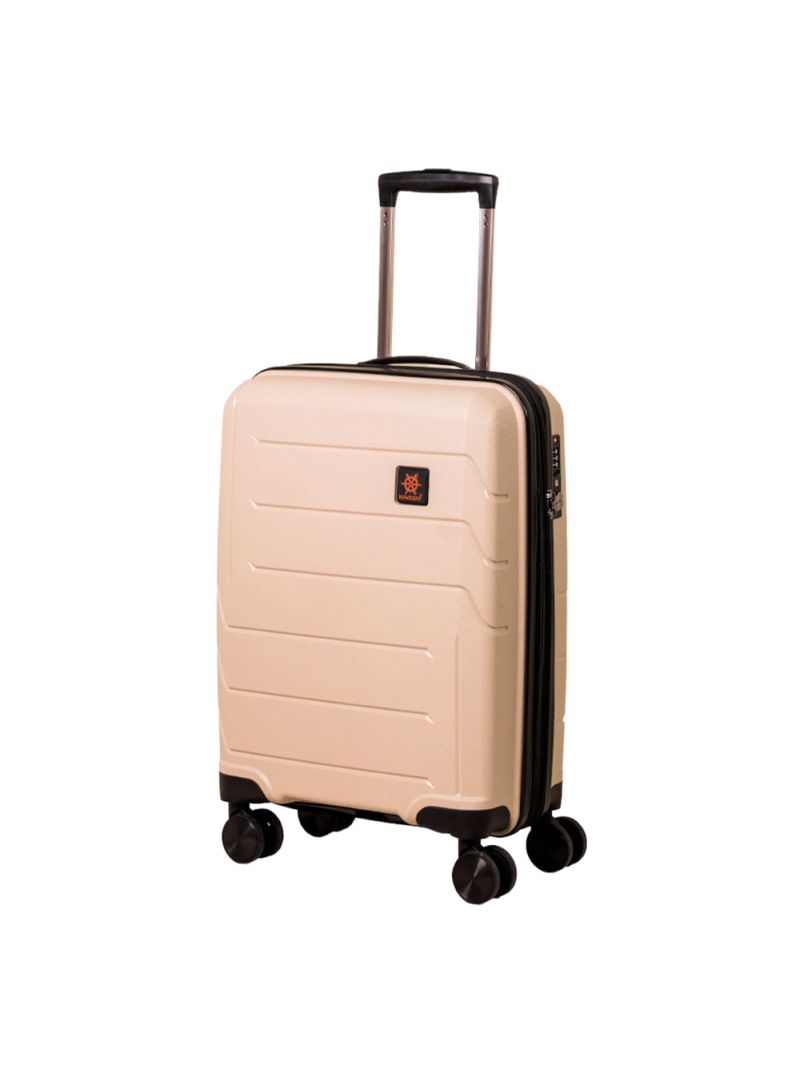 Mala Pequena de Bordo Navegat Expansível Areia Rodas Duplas Cadeado TSA Polipropileno