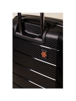 Mala Pequena de Bordo Navegat Expansível Cinza Metálico Rodas Duplas Cadeado TSA Polipropileno