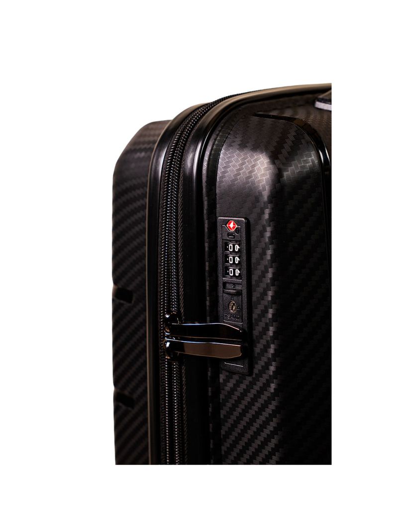 Mala Pequena de Bordo Navegat Expansível Turquesa Rodas Duplas Cadeado TSA Polipropileno