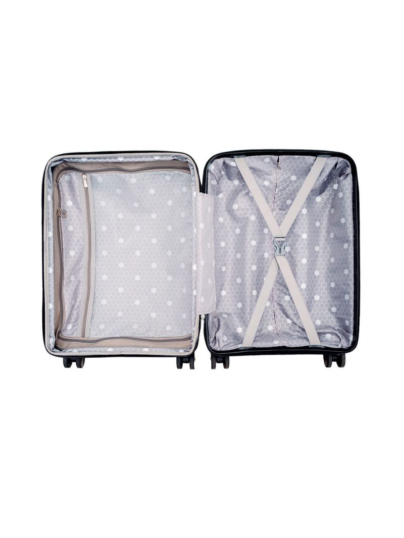 Mala Pequena de Bordo Navegat Expansível Turquesa Rodas Duplas Cadeado TSA Polipropileno