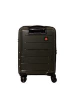 Mala Pequena de Bordo Navegat Expansível Verde Militar Rodas Duplas Cadeado TSA Polipropileno