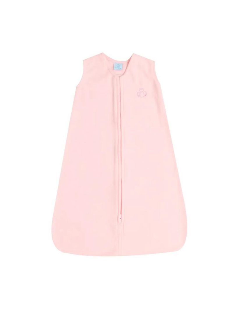 Saco de dormir em soft anti pilling rosa bebê m - casulo