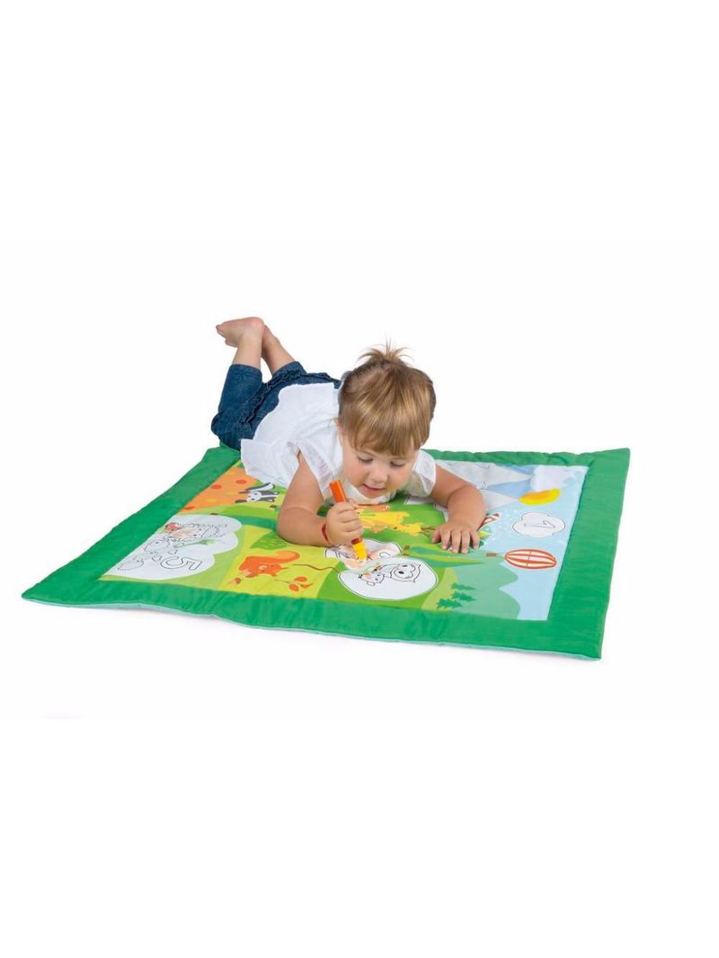 Tapete de atividades colorir as estacões verde - chicco