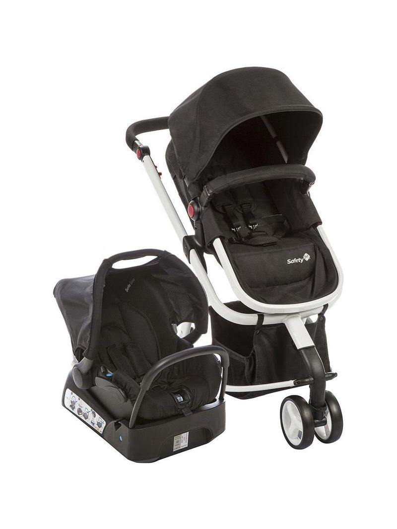 Travel system mobi safety 1st black  white