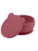 Tigela urso de silicone bowly 450ml velvet rose - minikoioi