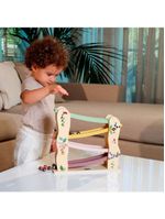 Torre de carros de madeira boho chic - tiny love