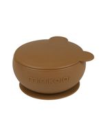 Tigela urso de silicone bowly 450ml woody brown - minikoioi