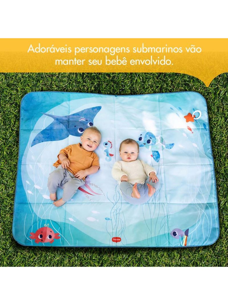 Tapete de atividades picnic mat treasure the ocean - tiny love