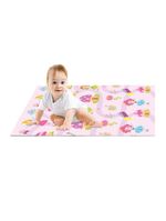 Tapete dobrável dupla face 120 x 180 cm fadinha rosa - buba