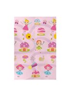Tapete dobrável dupla face 120 x 180 cm fadinha rosa - buba