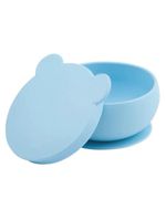 Tigela urso de silicone bowly 450ml mineral blue - minikoioi