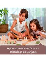 Trenzinho de madeira boho chic - tiny love