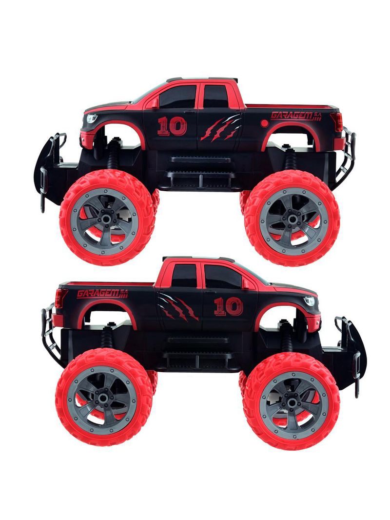 Veículo controle remoto 7 funções garagem sa agressive