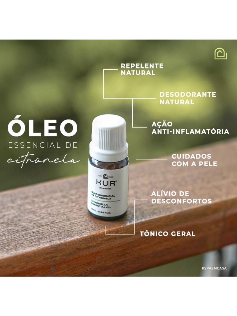 Óleo essencial de citronela - 10ml