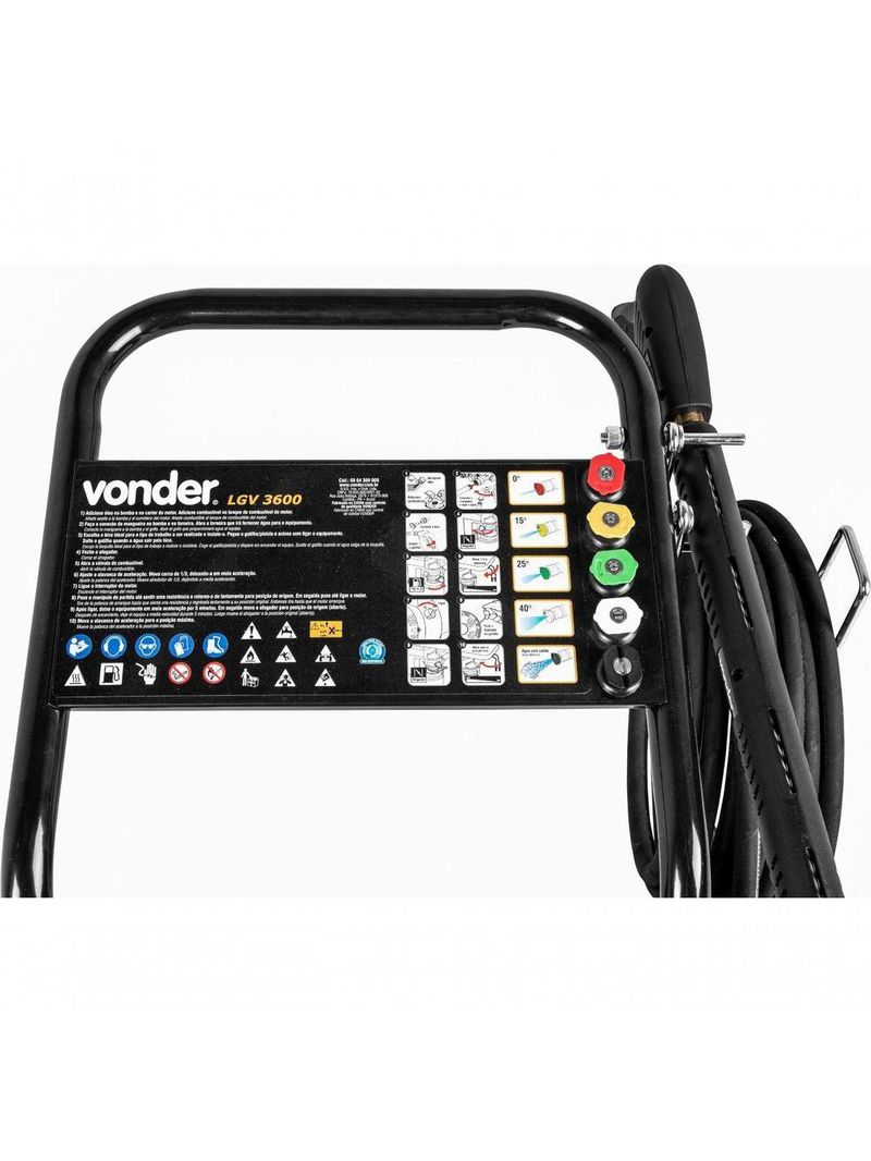 Lavadora Alta Pressão Gasolina Lgv 3600 Vonder