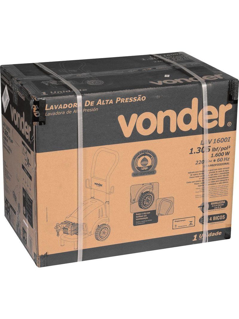 Lavadora De Alta Pressão Lav 1600i Vonder 220V