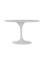 Base De Mesa De Jantar Saarinen Oval Para Tampo De 244x137 Cm Branca