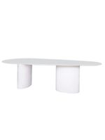 Mesa De Jantar Orgânica Duo 198x122cm Laqueada