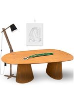 Mesa De Jantar Organica Tripper Em Freijo 244x137cm