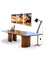 Trio Ipanema: Mesa De Jantar Retangular Em Freijó 180x100cm