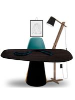 Mesa De Jantar Cone Organica Flower 180x100cm Madeira ébano