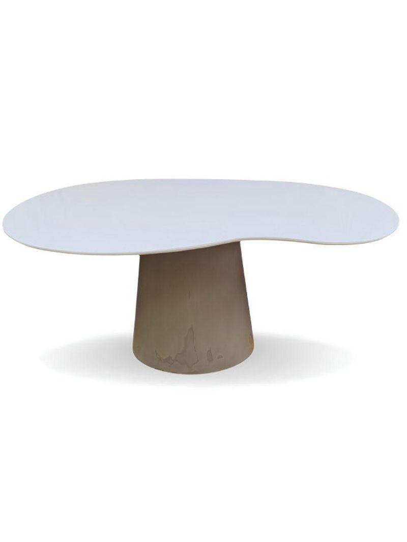 Mesa De Jantar Cone Orgânica Bean 198x122cm