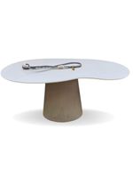 Mesa De Jantar Cone Orgânica Bean 198x122cm