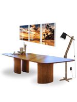 Ipanema: Mesa De Jantar Retangular Em Freijó 260x140cm