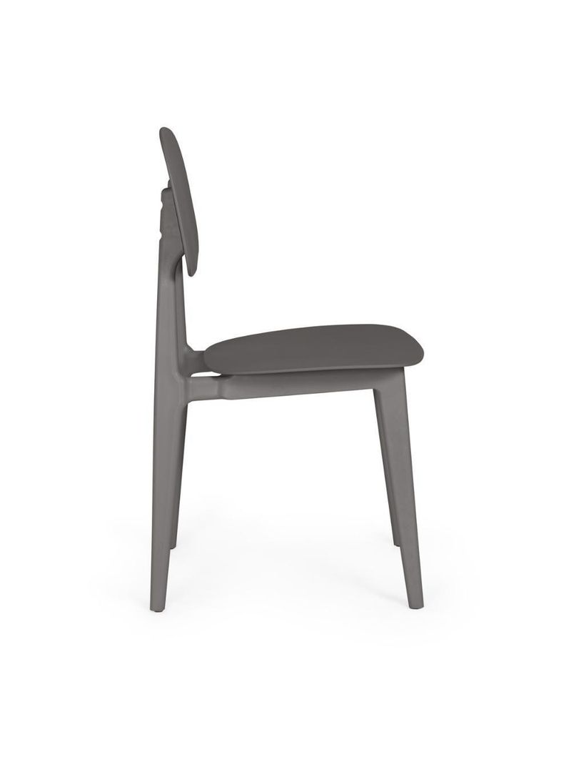 Conjunto Mesa De Jantar Redonda Eiffel-6 Cadeiras Itália