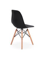 Conjunto Mesa De Jantar Redonda 4 Cadeiras Eames Eiffel