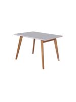 Conjunto Sala De Jantar Mônaco 4 Cadeiras Off White