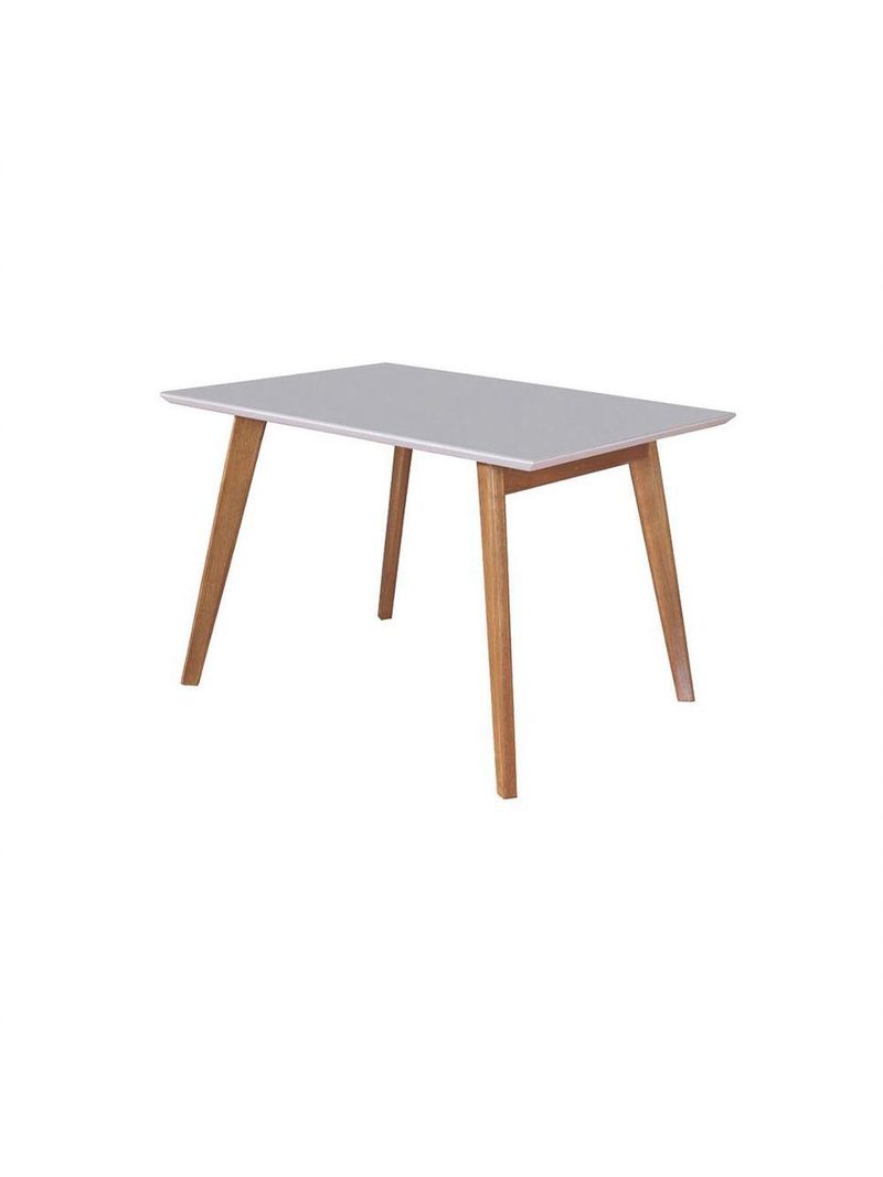 Conjunto Sala De Jantar Mônaco 4 Cadeiras Off White