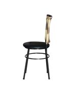 6 Cadeiras Para Mesa Preta Hawai Cappuccino Premium Preto