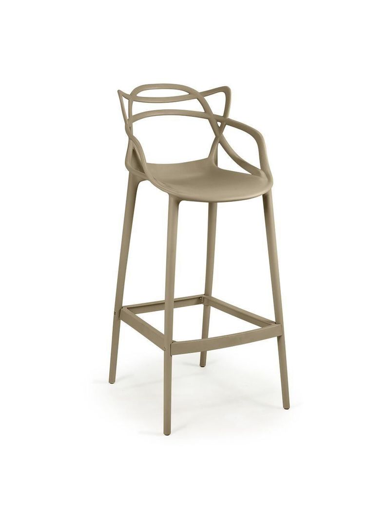 Banqueta Alta Allegra Design Cozinha/bancada - Nude