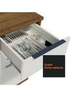 Armário De Cozinha Completa 310cm Stella Madesa 02 Rustic/branco