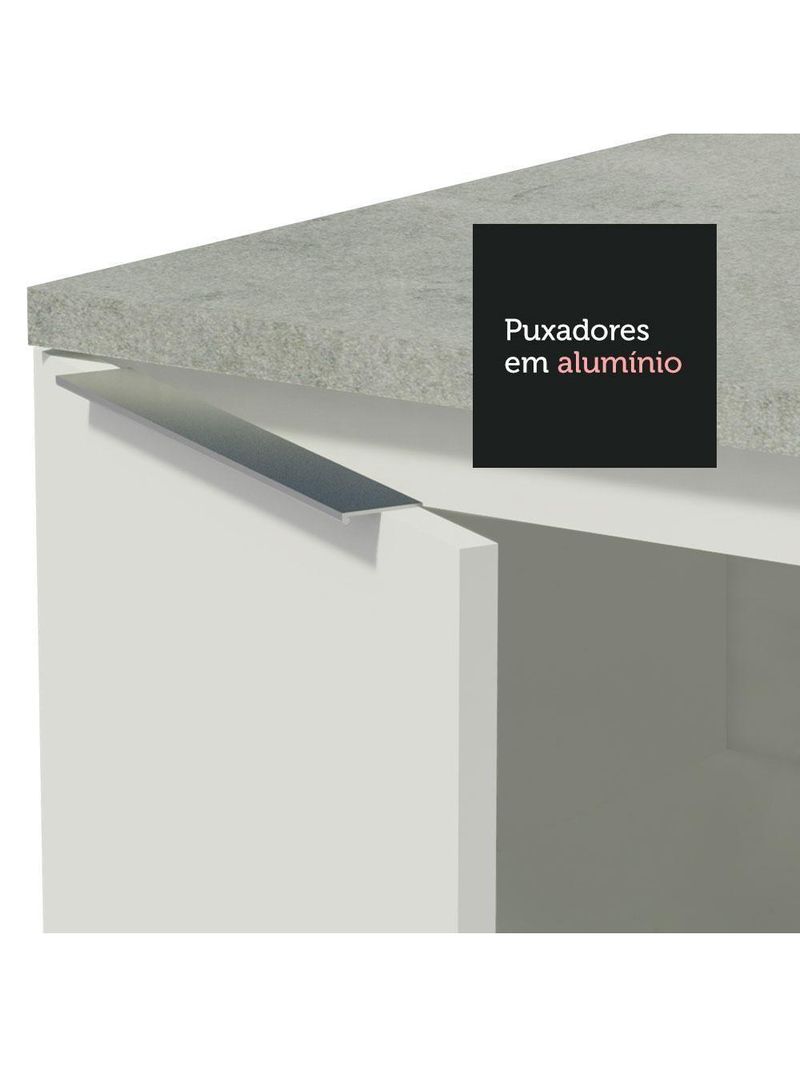 Armário De Cozinha Completa 310cm Stella Madesa 03 Branco