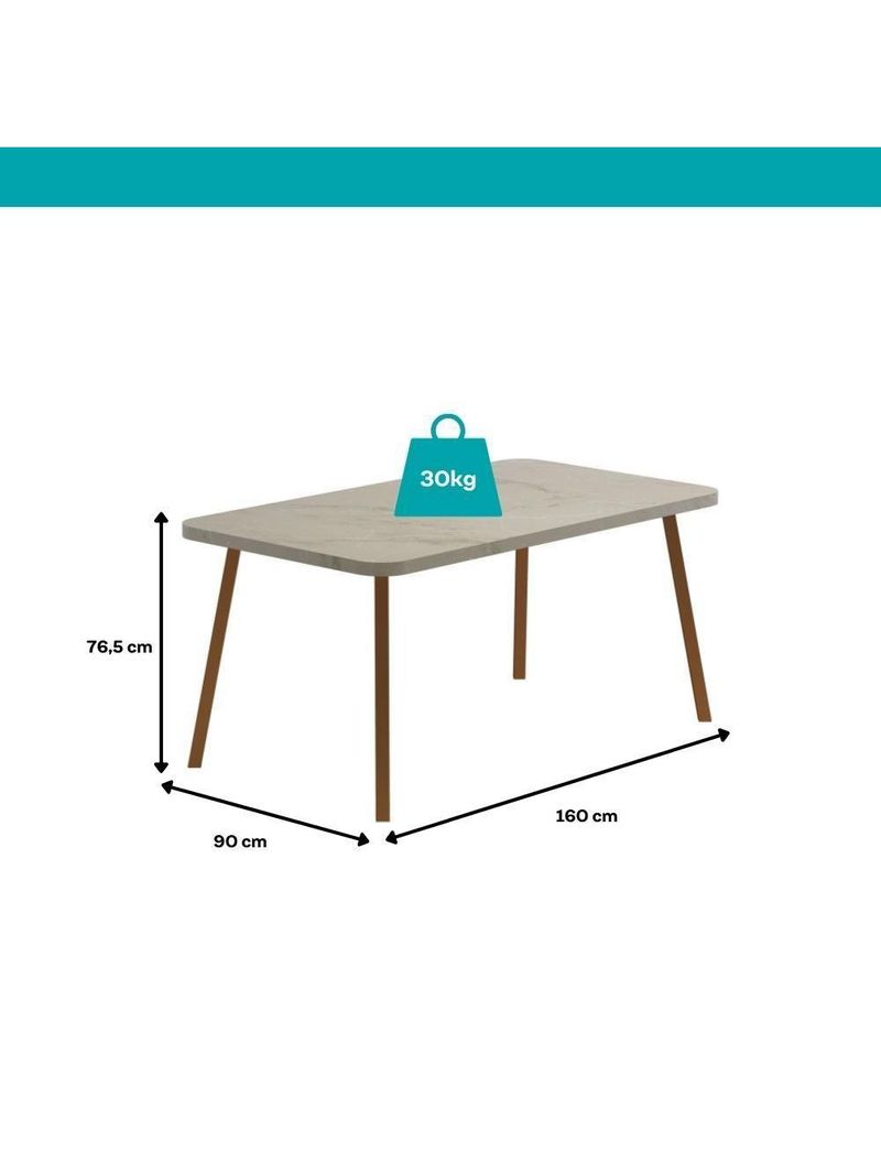 Conjunto Sala De Jantar 6 Cadeiras Catânia Carraro Petra E Rosê