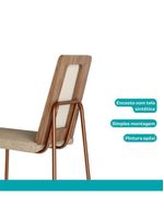 Conjunto Sala De Jantar 4 Cadeiras Trento Carraro Petra E Rosê