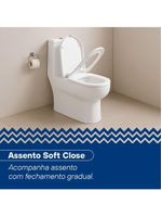 Vaso Sanitário Monobloco Porcê Imperius Privada Com Assento Branco (PVS39MBSFA-BR)