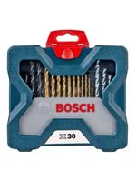 Parafusadeira e Furadeira Elétrica 400W 3/8 POL GSR 7-14E + Estojo 34 Peças X-Line Titânio BOSCH