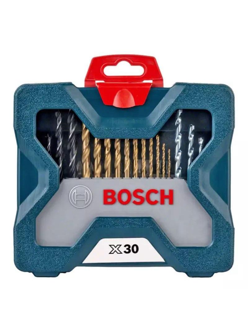 Parafusadeira e Furadeira Elétrica 400W 3/8 POL GSR 7-14E + Estojo 34 Peças X-Line Titânio BOSCH