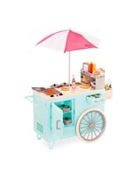 Carrinho de cachorro quente retrô our generation