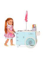 Carrinho de cachorro quente retrô our generation