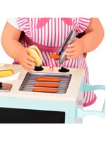 Carrinho de cachorro quente retrô our generation