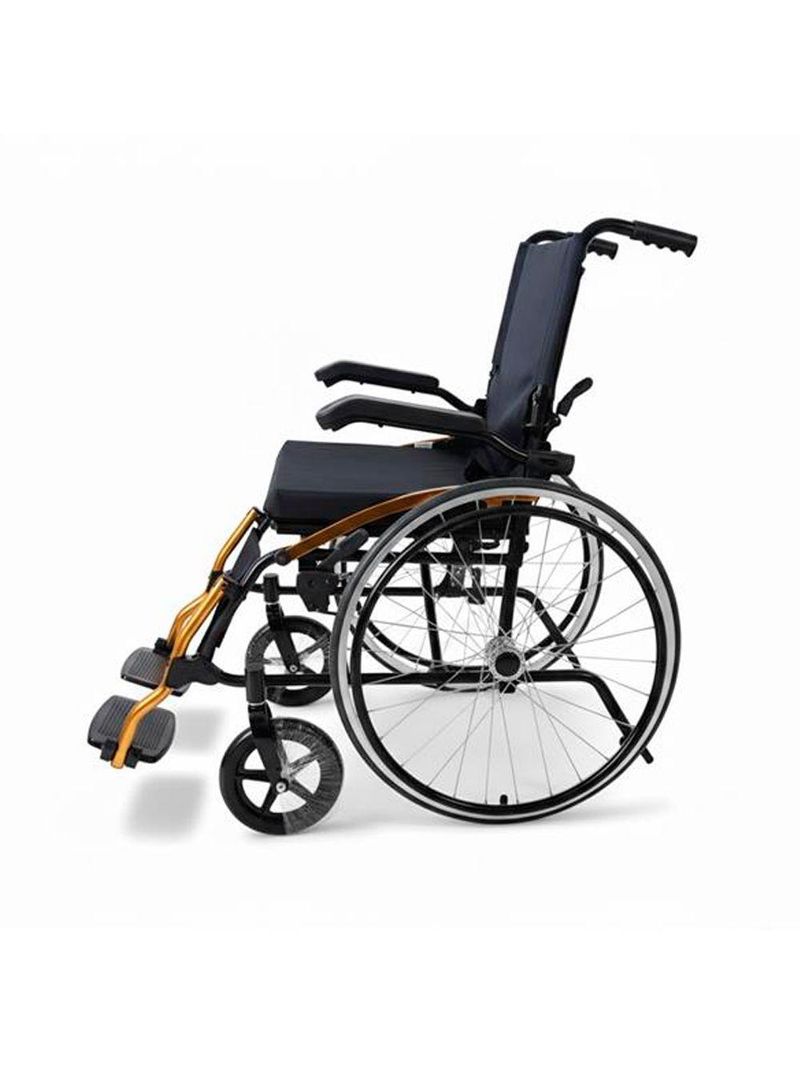 Cadeira de Rodas Dellamed em Alumínio até 120KG D600 POP