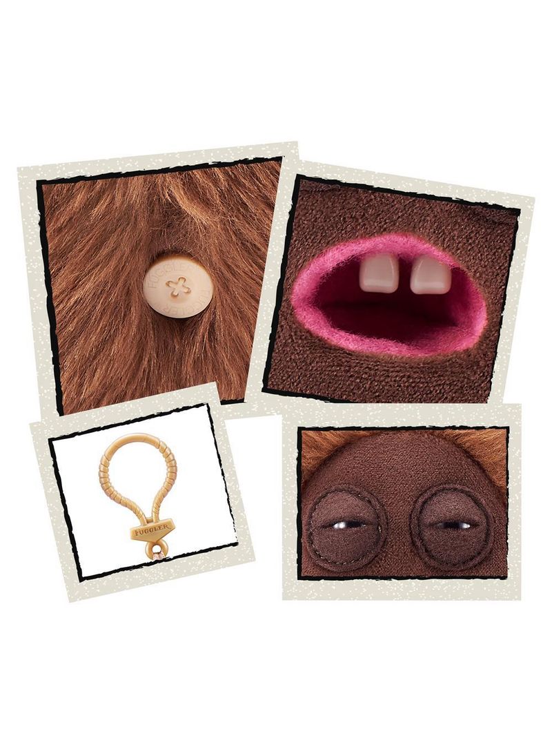 Chaveiro de pelúcia fuggler key rings 13cm - hedge grog