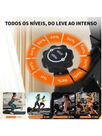 Bicicleta Ergométrica Spinning Gallant Power X Mecânica Ate 120kg Roda De Inercia 6kg (GSB06HBTB-PT)