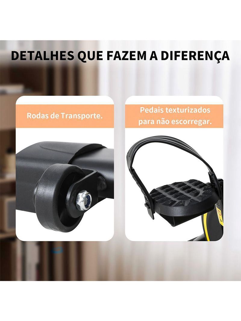 Bicicleta Ergométrica Spinning Gallant Power X Mecânica Ate 120kg Roda De Inercia 6kg (GSB06HBTB-PT)