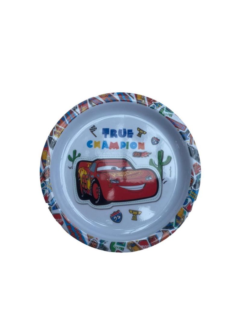 Conjunto carros, pratos,  caneca, garrafa, talheres - nt